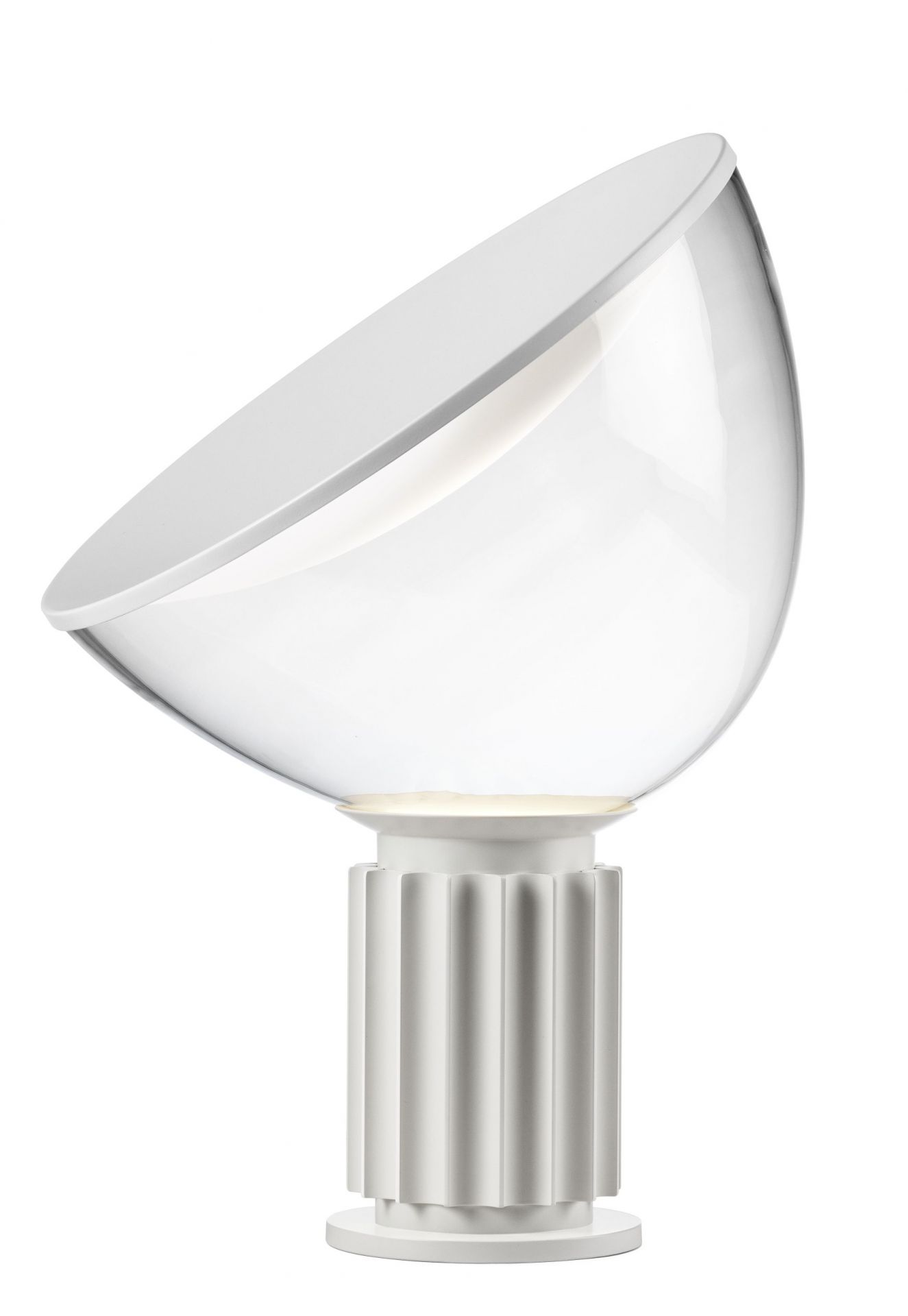 Taccia Small LED White matt Table lamp Table lamp Flos