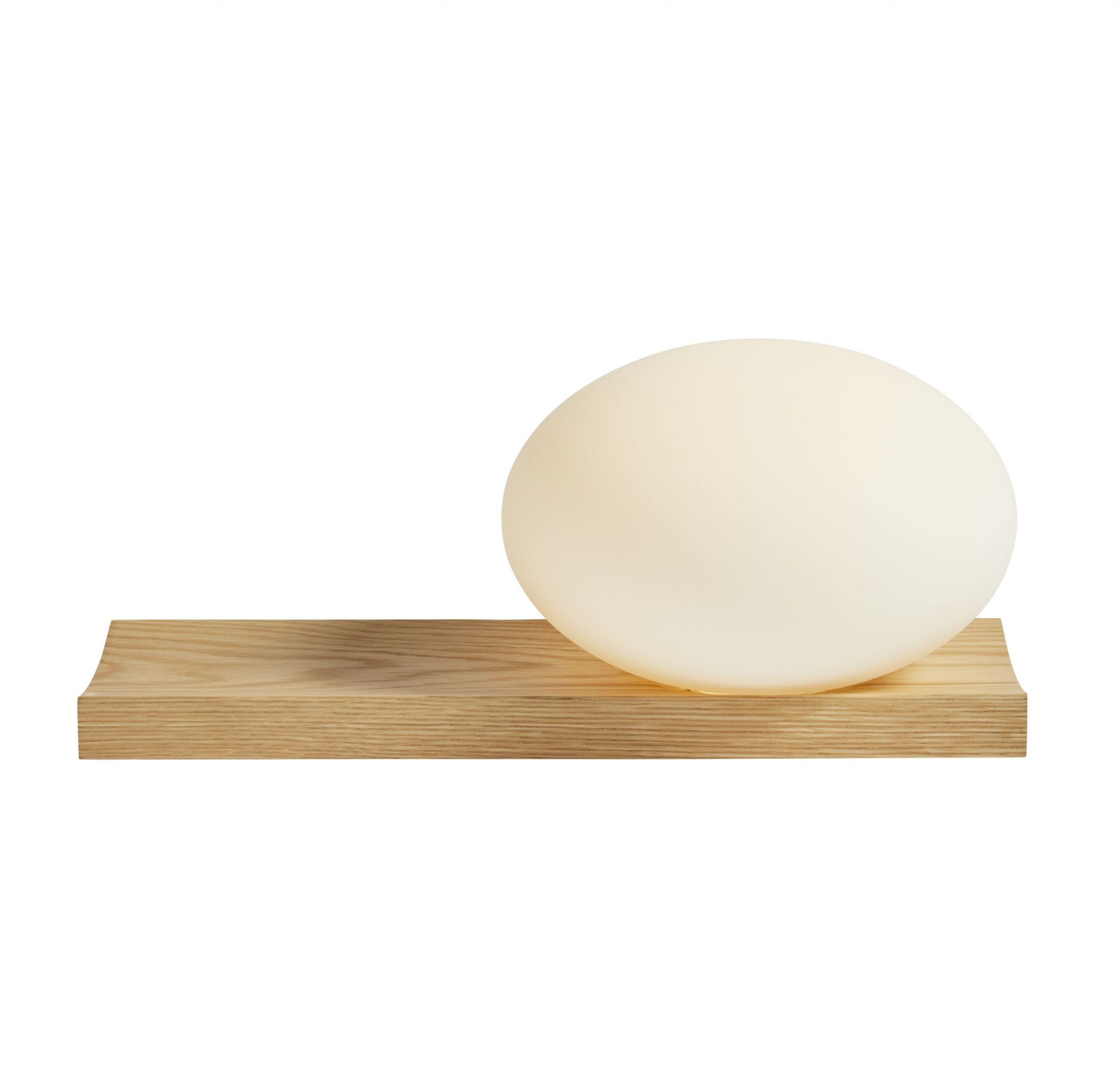 Dew Table and Wall Lamp Woud