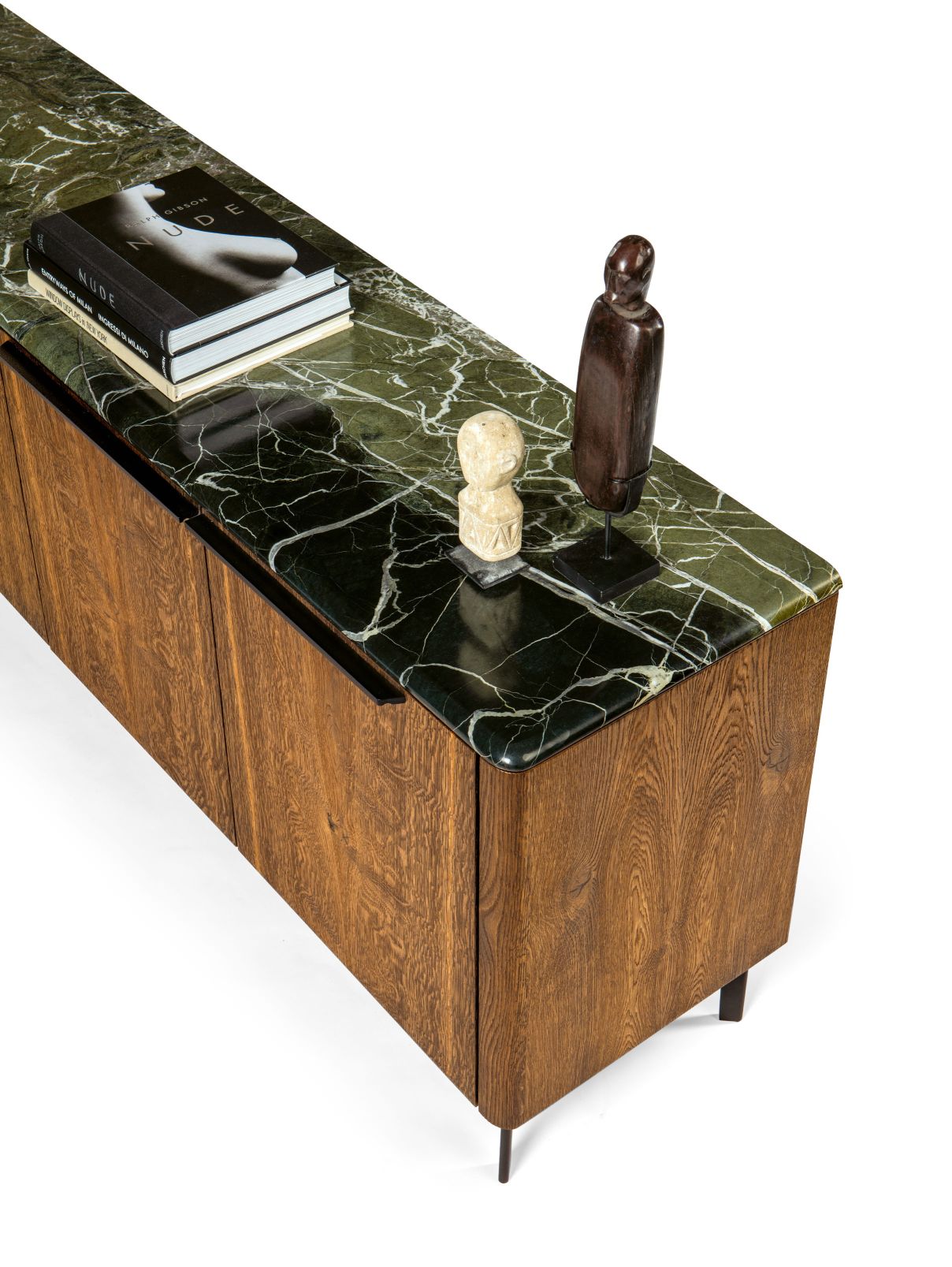 BC 11 Basket Sideboard 4 doors smoked Oak - Verde Lepanto Janua