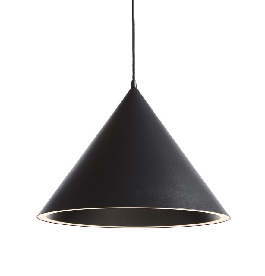 Annular Pendant Light L Woud Black