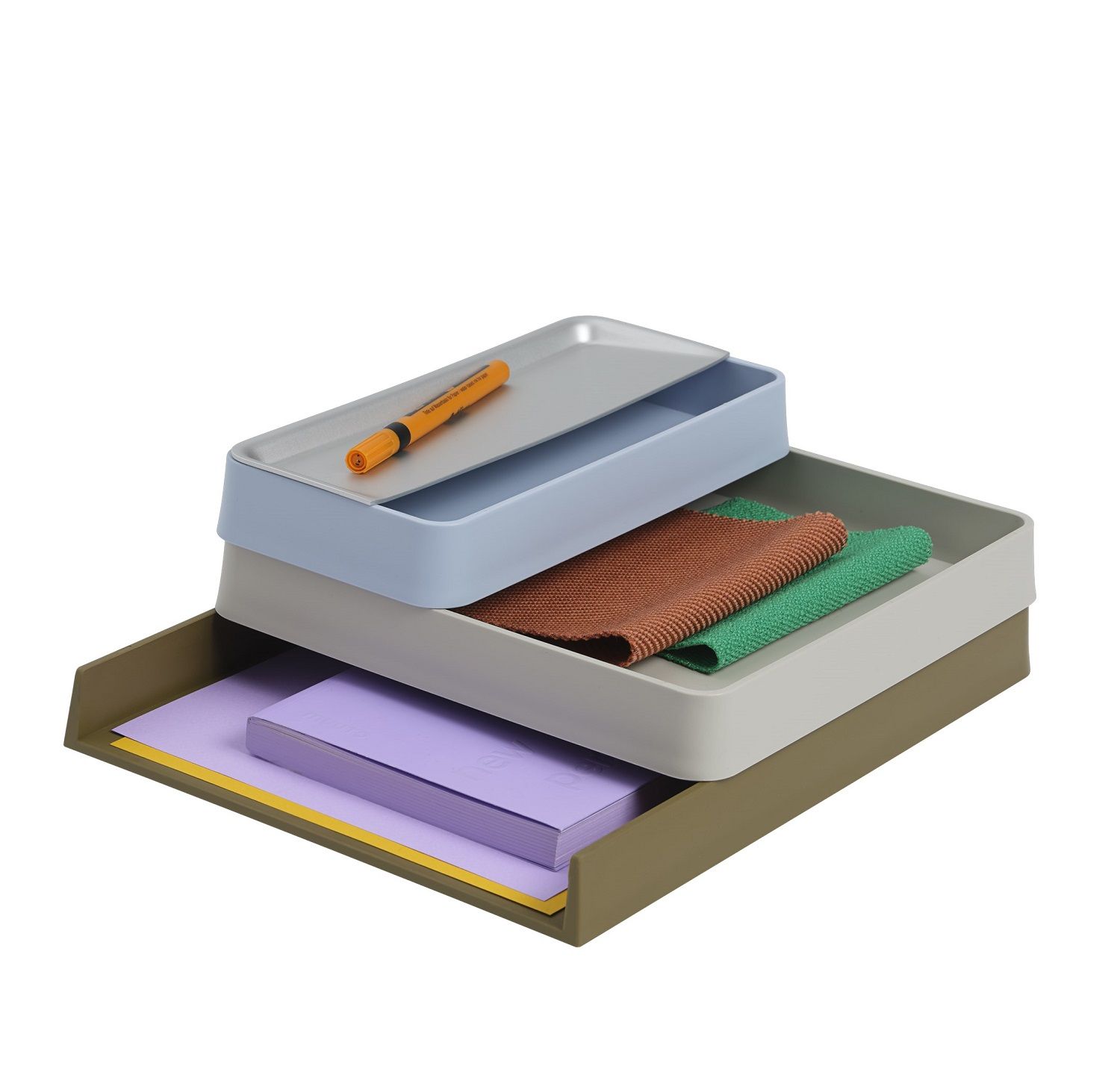 Arrange Desktop Series Configuration 2 Organiser Multicolor Muuto