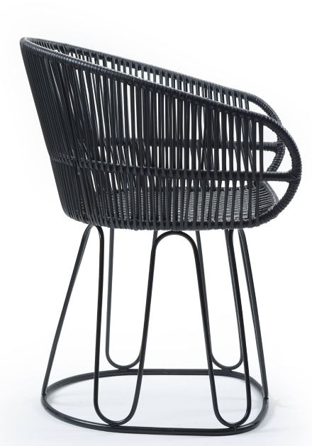  Circo Dining Chair Outdoor ames Black matt / Black