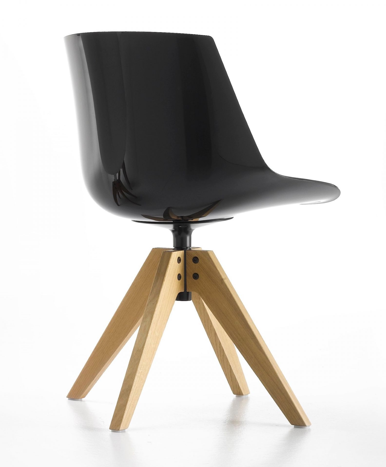 Flow Chair Stuhl four legs VN oak MDF Italia