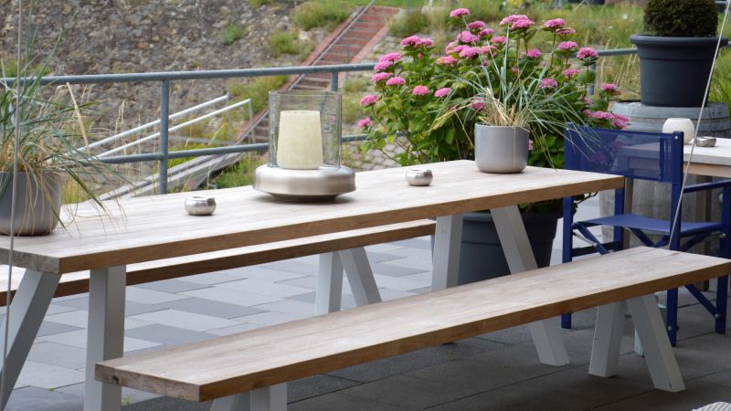 Bradford Bench Width 240 Natural White Jan Kurtz