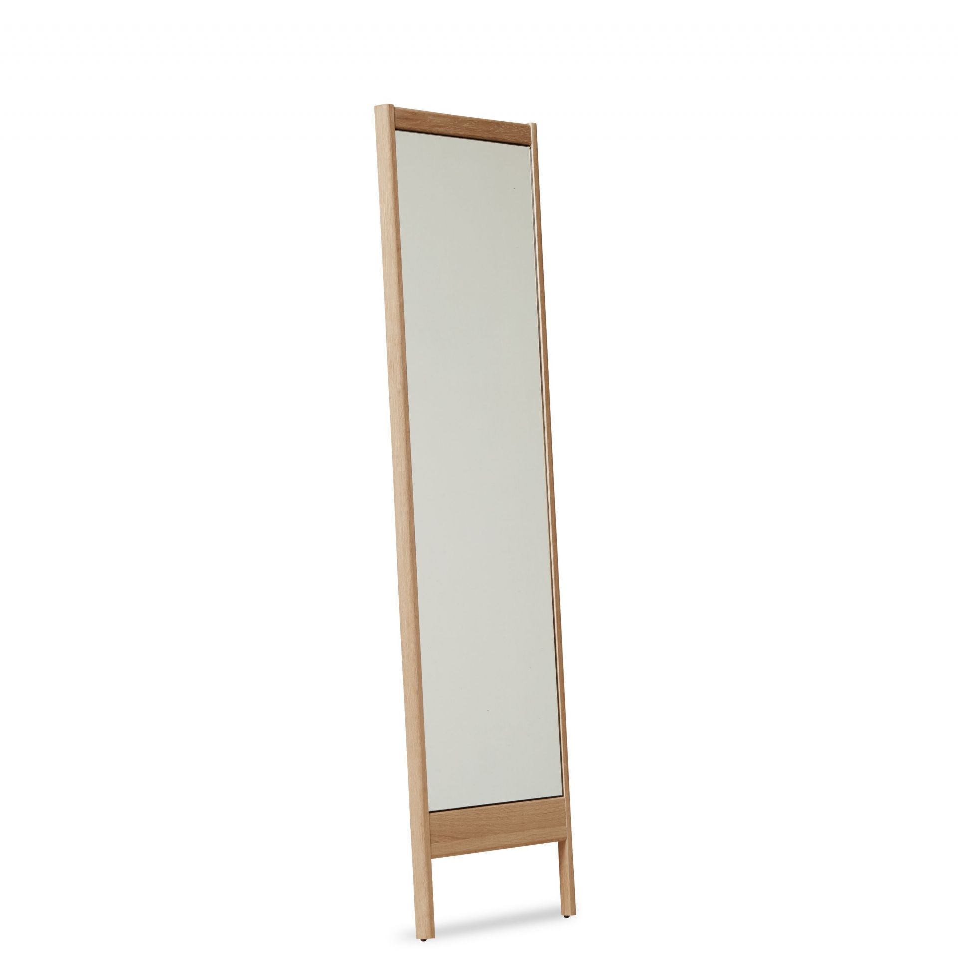 A Line mirror oak white oiled Form & Refine 