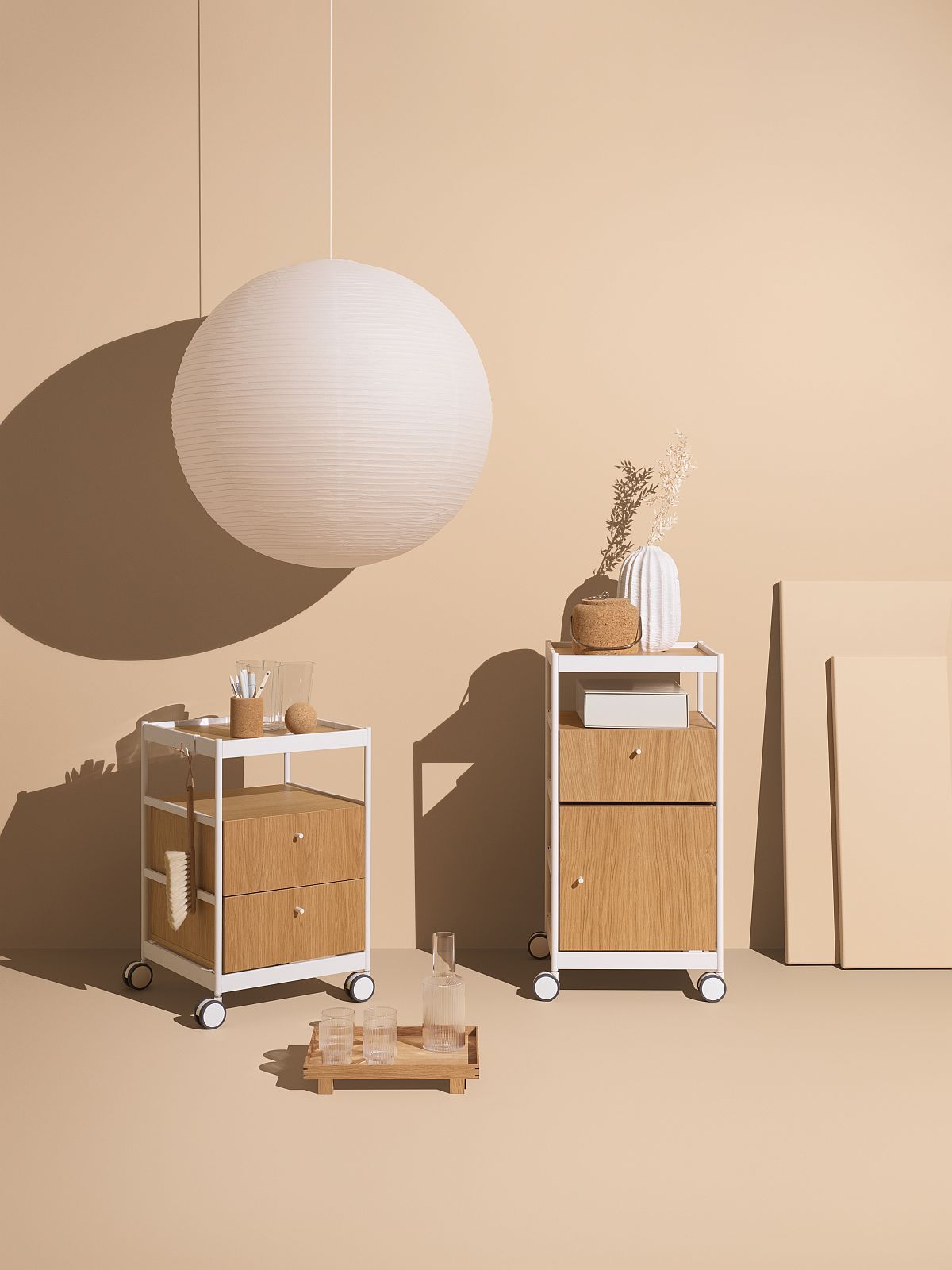 Beside Office Trolley shelving unit / chest of drawers Mizetto QUICK SHIP