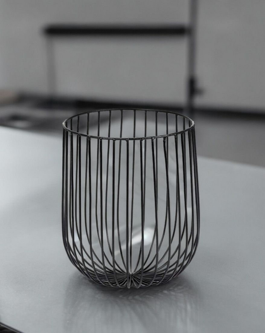 Catu Basket Black Serax ⌀20 x H 25 cm SINGLE PIECES
