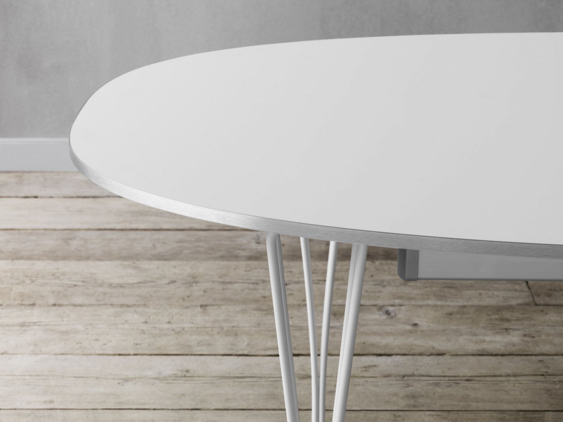 Table Series Super Elliptical extending Fritz Hansen
