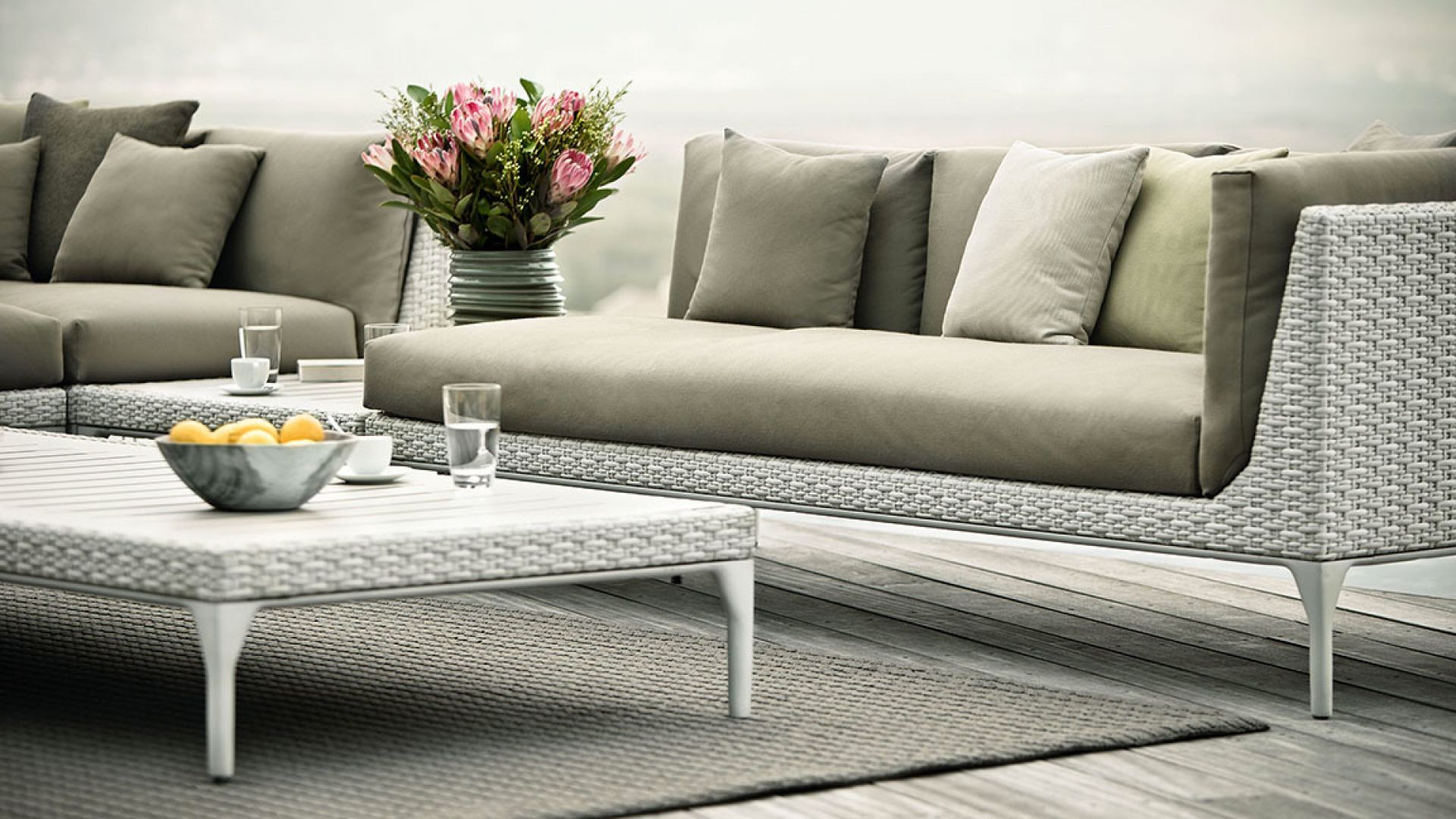 Mu Sofa module left Dedon