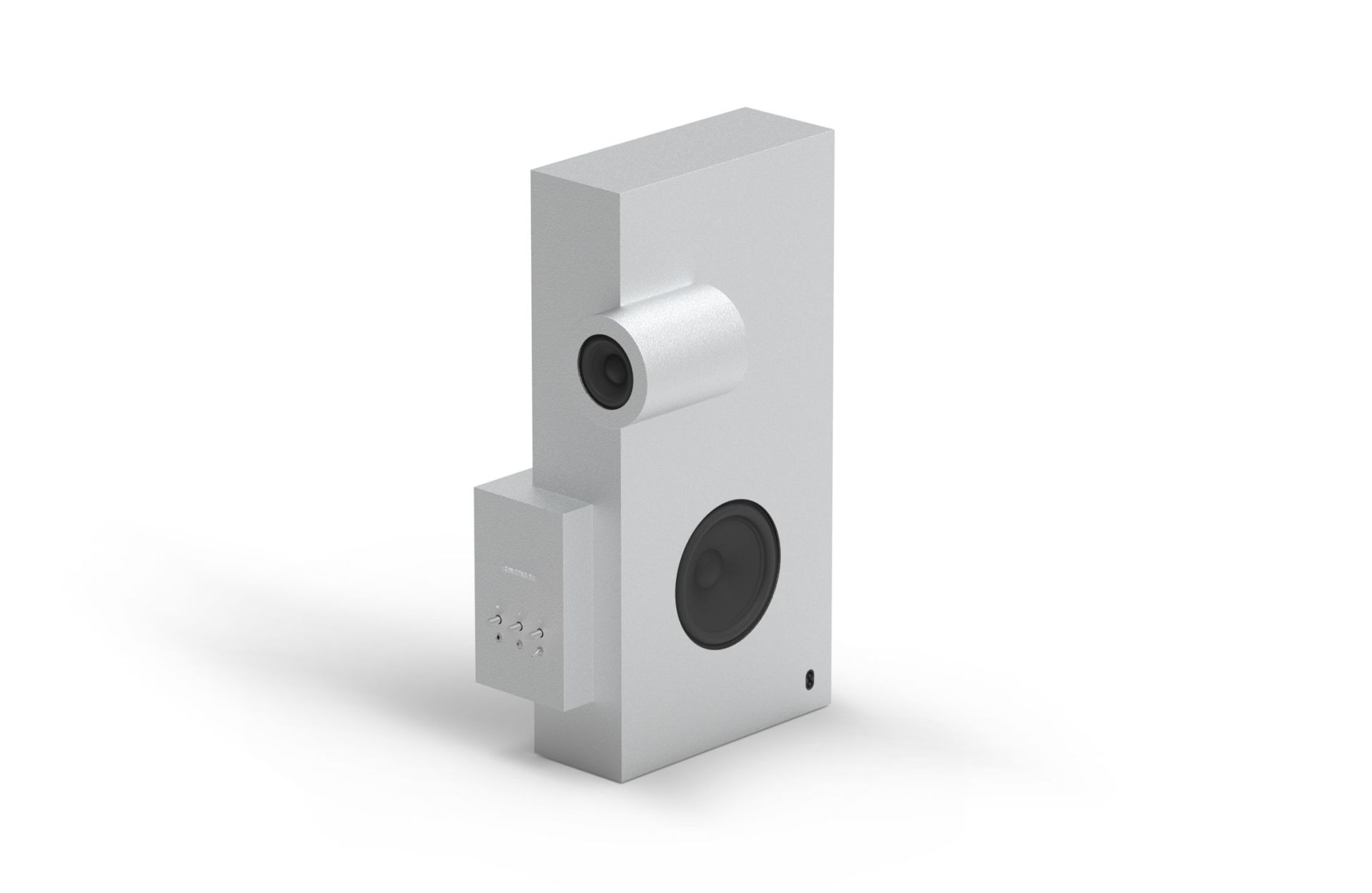 Brutalist Loudspeaker Transparent