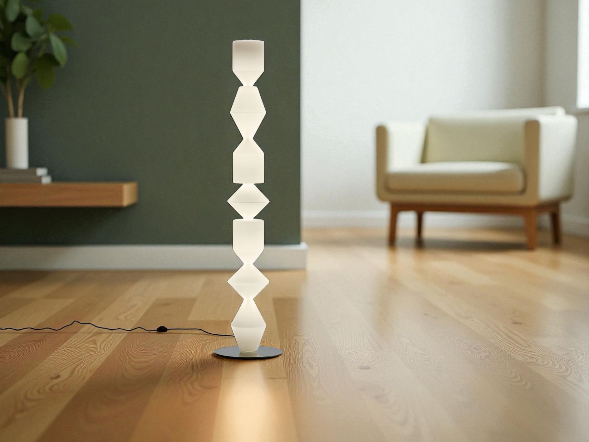 Costantina Opal floor lamp Mogg