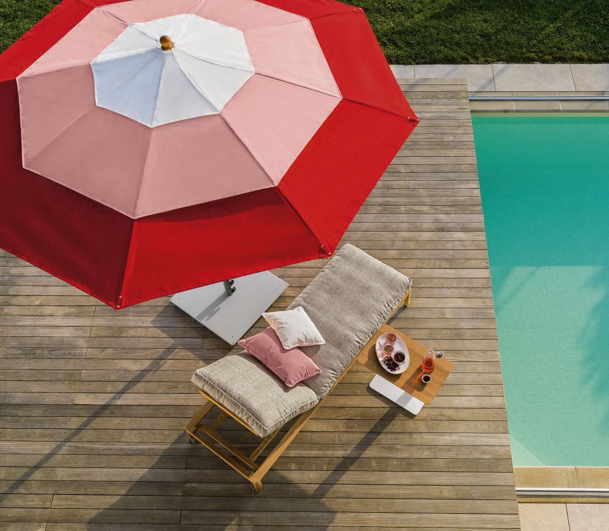 New Hampton Sun lounger outdoor Weishäupl