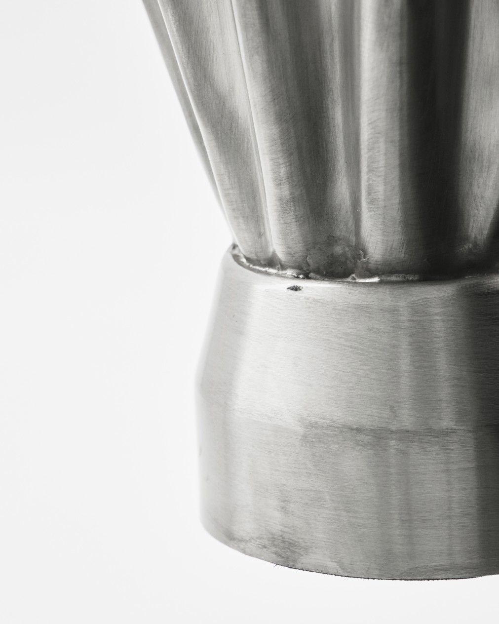 Vase HDFlood Narrow Brushed Silver Finish house doctor