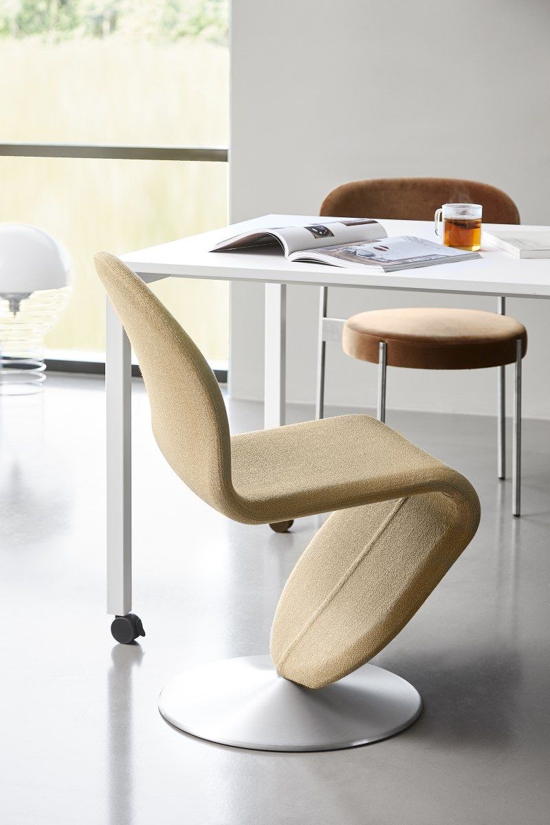 System 1-2-3 Dining Chair Standard Round Foot Chair Verpan  