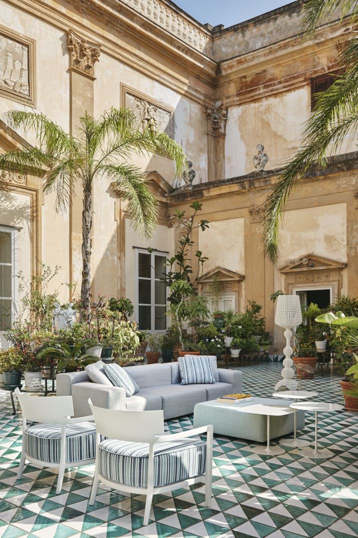 Cara Mat Outdoor Armchair Kartell