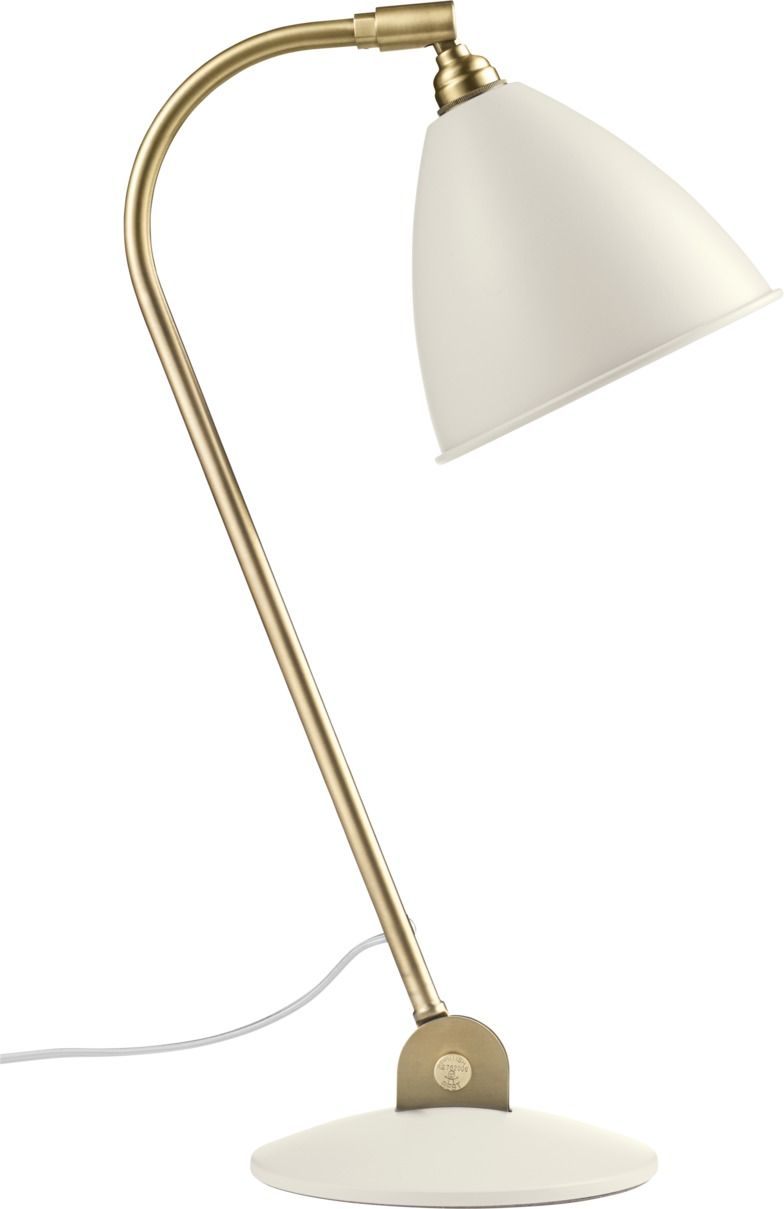 Bestlite BL 2 Table lamp White / Brass Gubi Bestlite BL 2 Table lamp White / Brass Gubi