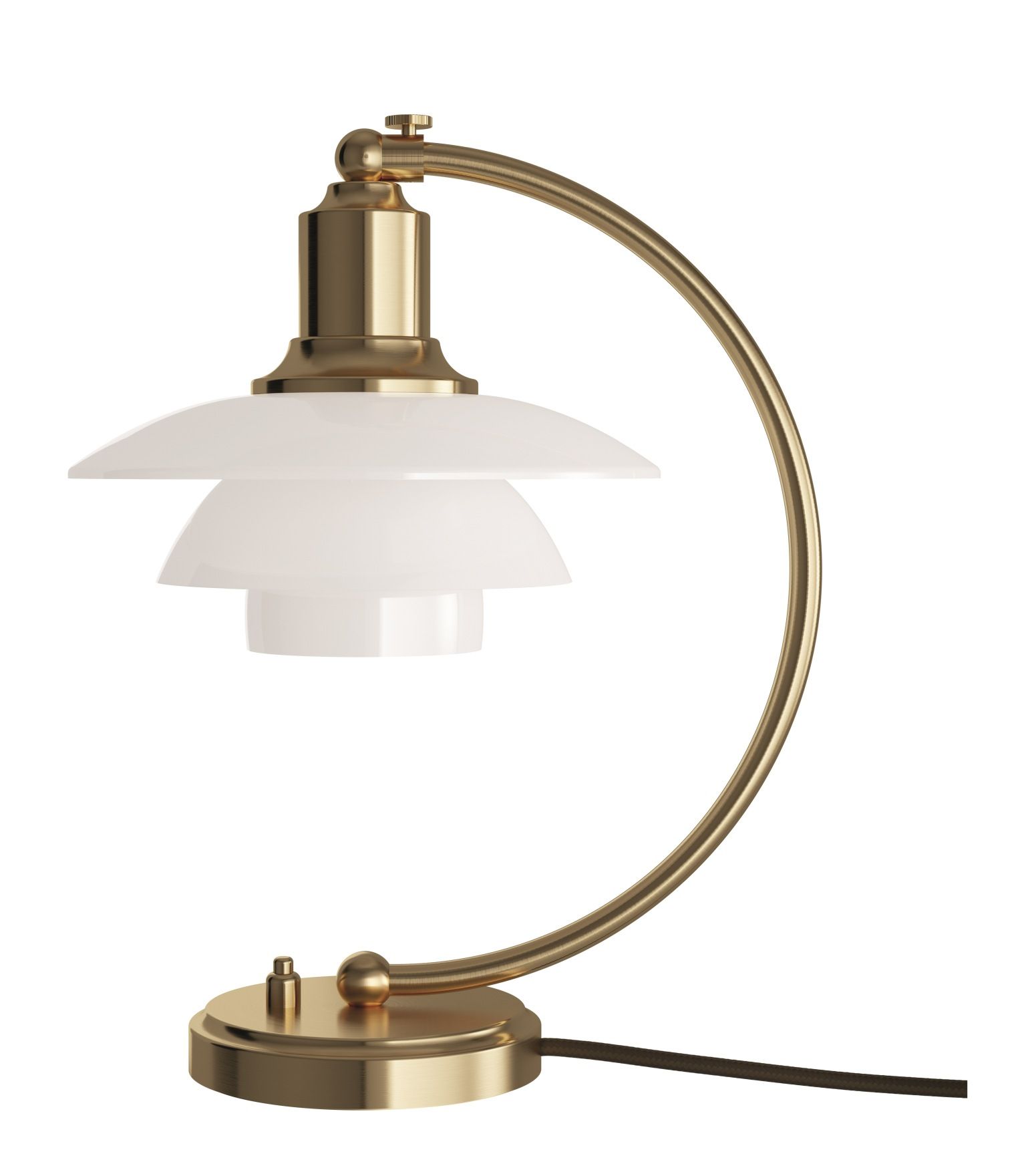 PH 2/2 Luna Table Lamp Brass / Opal Glass Louis Poulsen LIMITED EDITION
