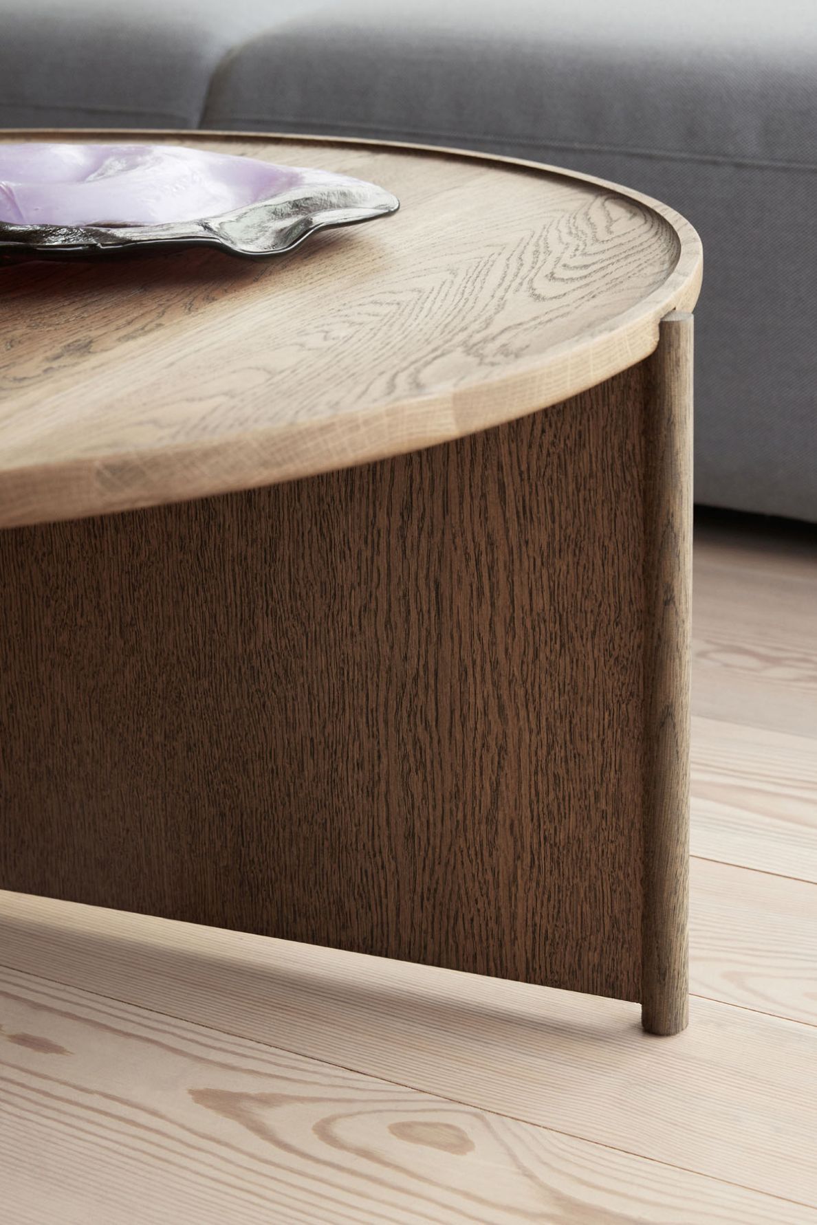 Cling Coffee table Ø70cm light oak Northern