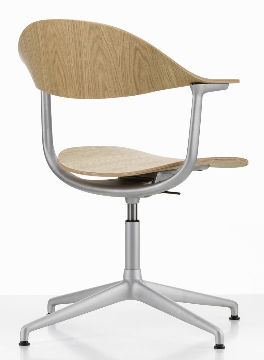 Mynt back and seat Plywood office swivel chair Vitra
