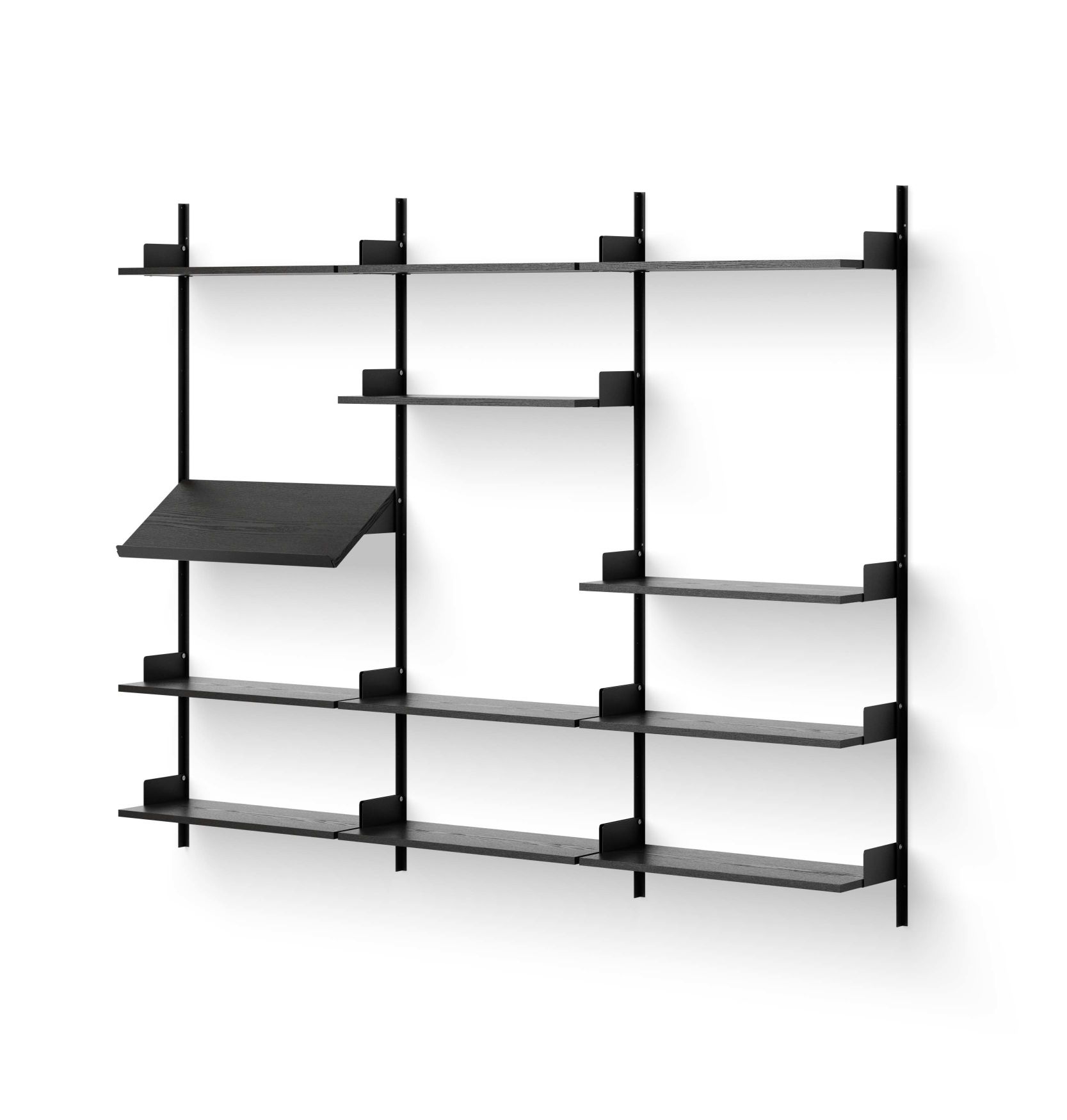 Display 1900 Wall Shelf Black Ash New Works