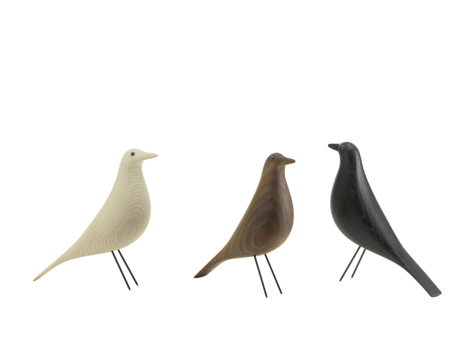 Eames House Bird sculpture white oiled ash Vitra New version
