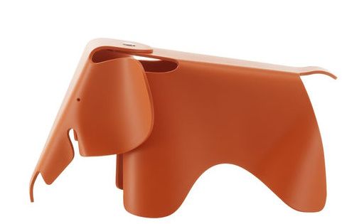 Eames Elephant Small small RE Vitra Red Orange