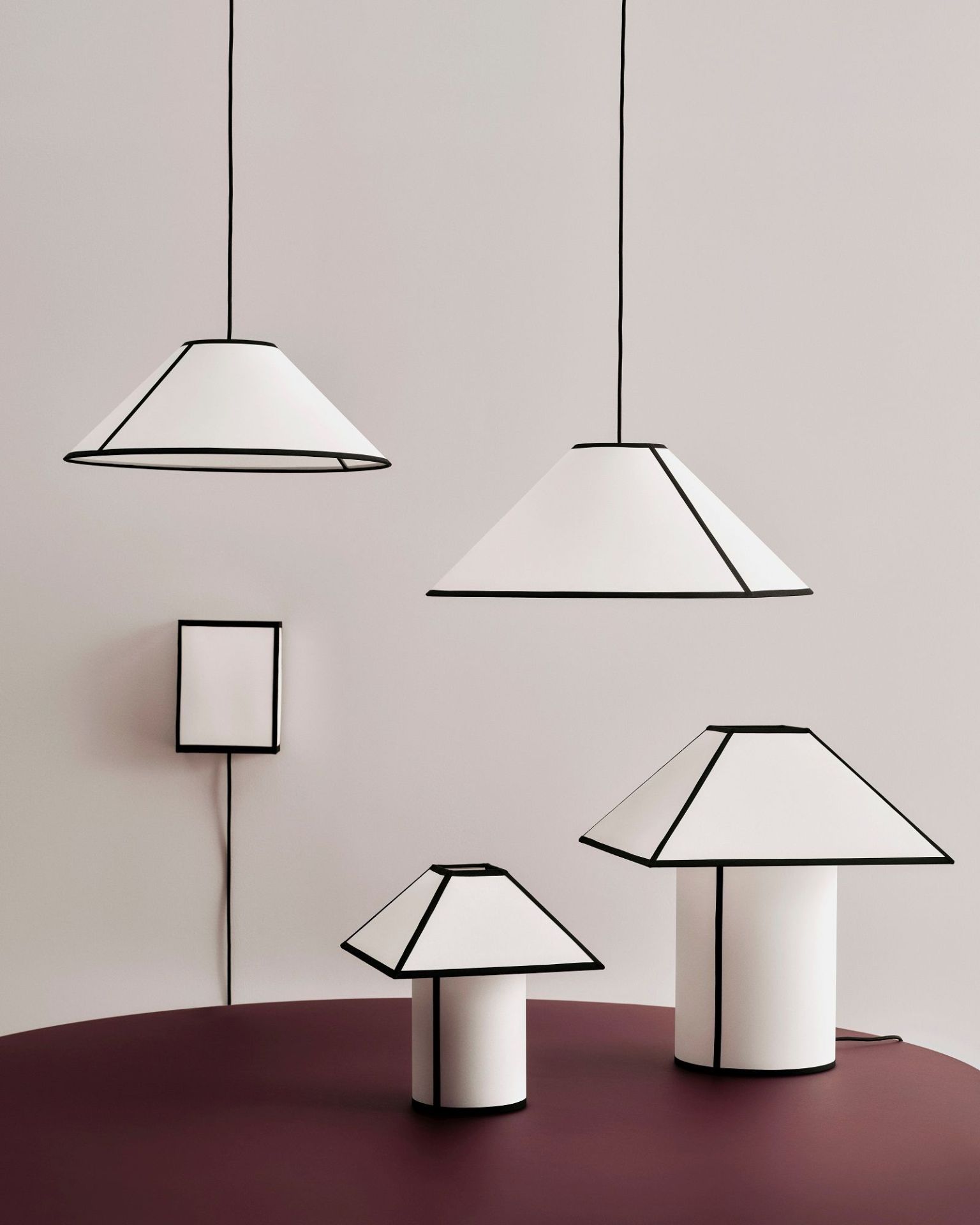 Ava Square Wall Lamp Wall light Hay