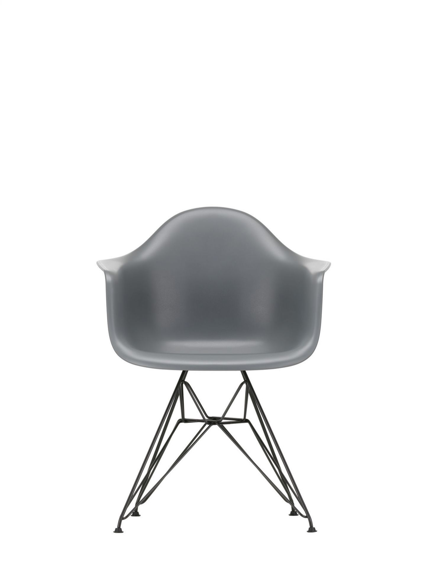 Eames Plastic Arm Chair DAR Chair Vitra Chrome - Forest