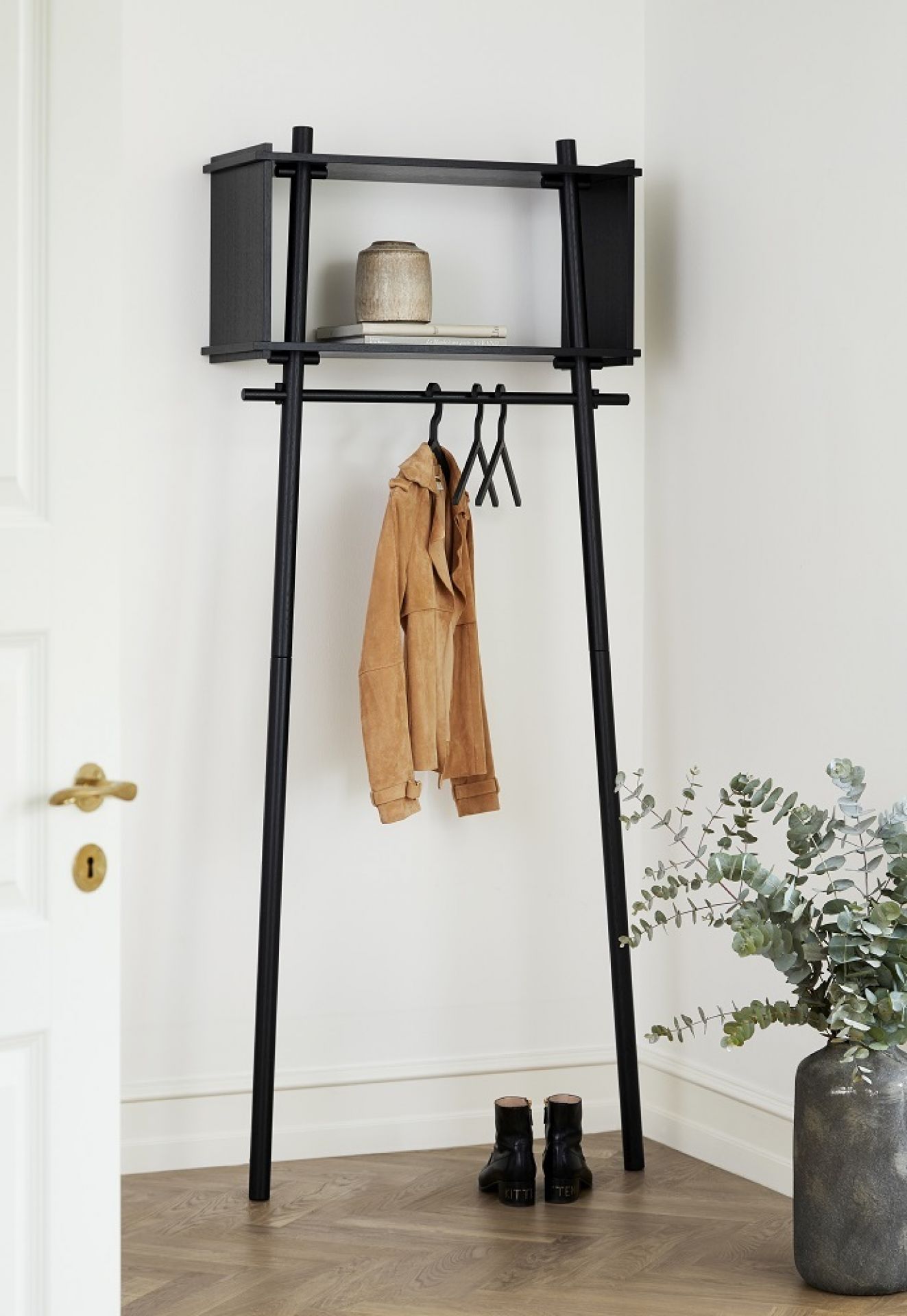 Töjbox Wardrobe Woud Wx80 cm oak black