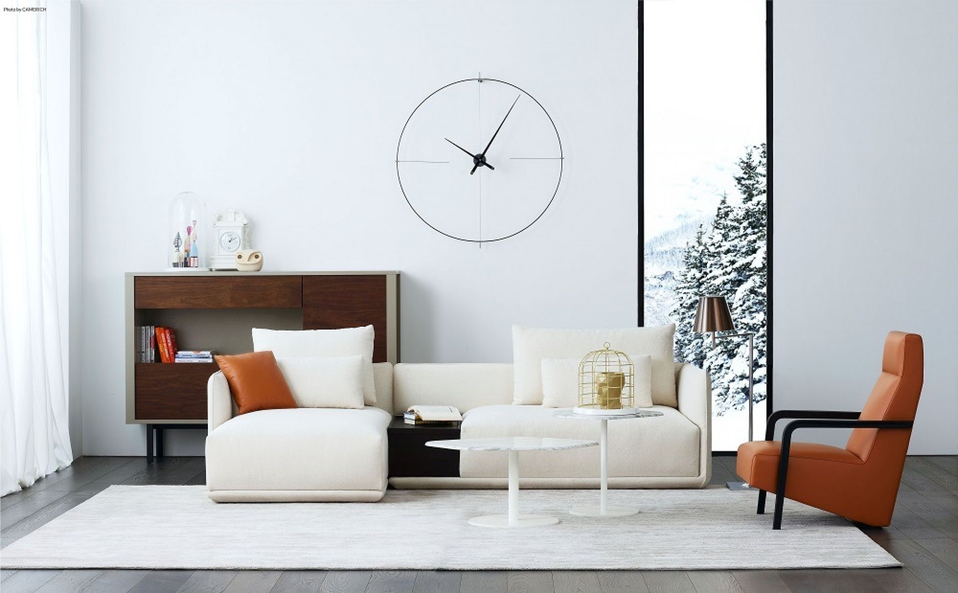 Bilbao N/ L Wall Clock nomon