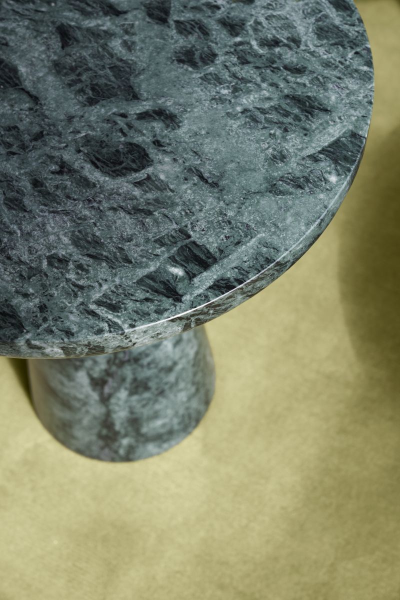 Bell Side Table Marble Grigio Nuvolato ClassiCon
