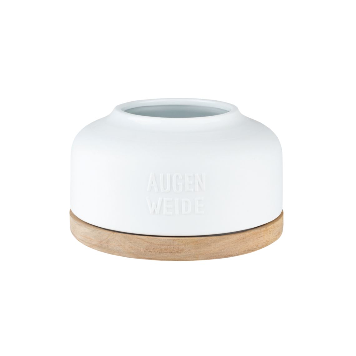 Eye-catching vase "Augenweide" wheels