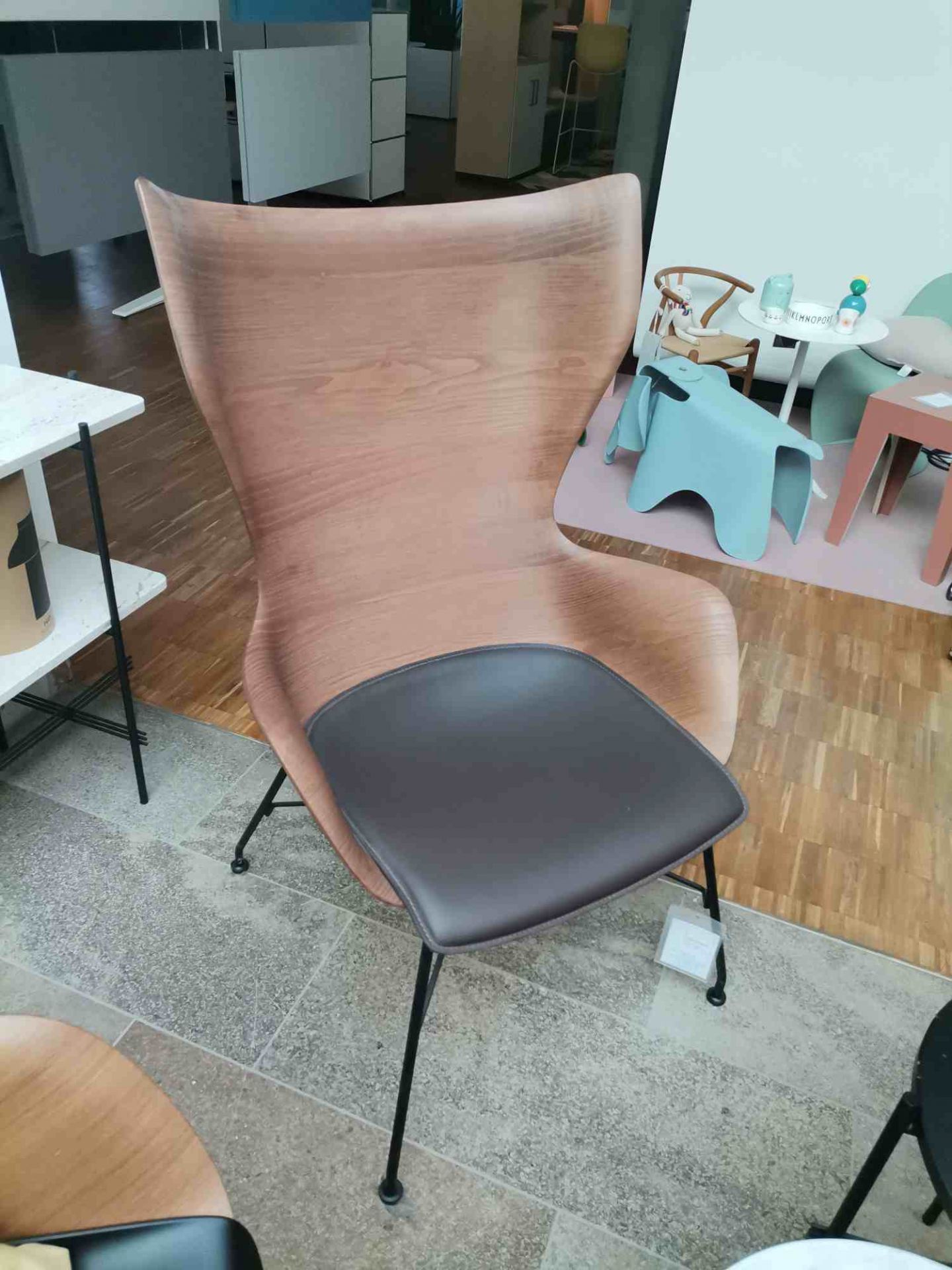 K/WOOD 4915 Armchair Kartell EXHIBITION PIECE 