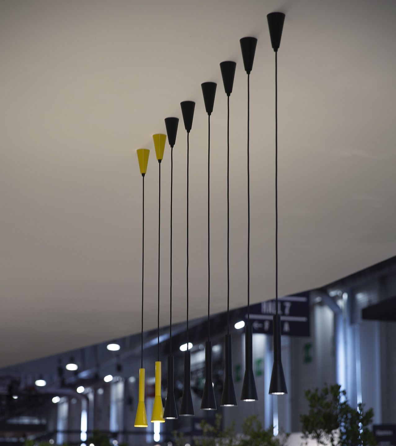 Colibrì Suspension lamp black Martinelli Luce