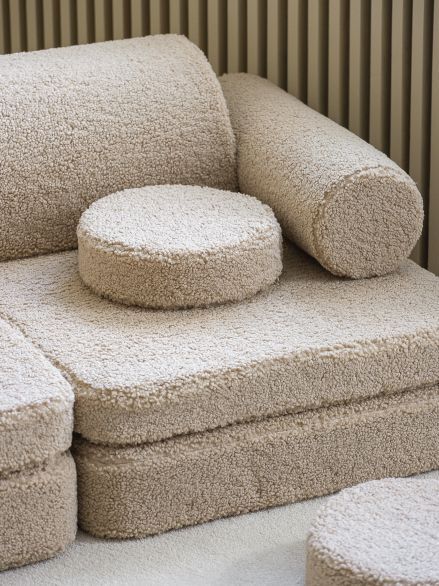 Play sofa teddy fabric Wigiwama