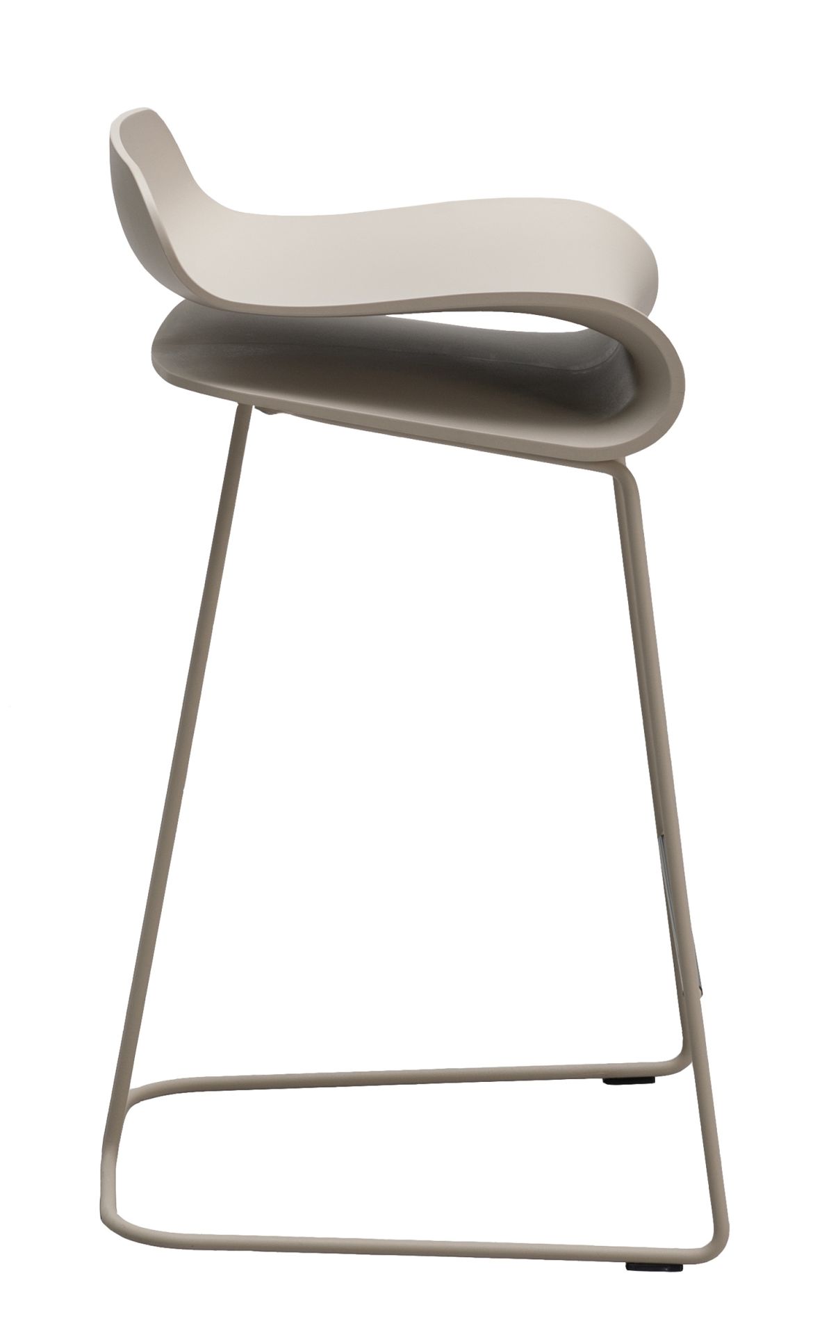 BCN bar stool with sled base Kristalia