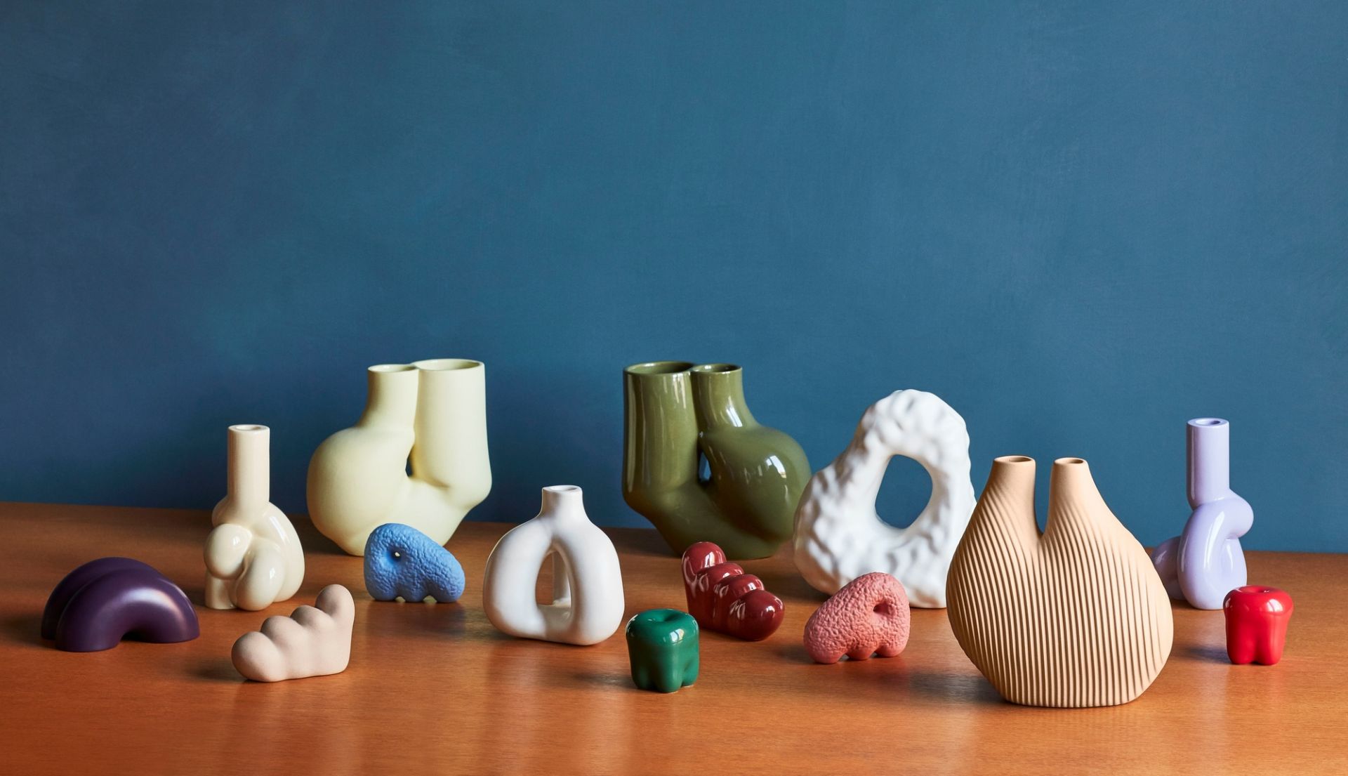 W&S Chubby Vase Hay SINGLE PIECES