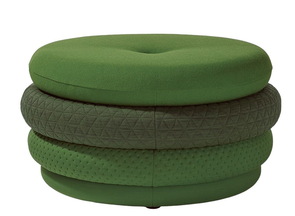 Fat Tom Pouf Lounge - Stool without Legs Richard Lampert Green 