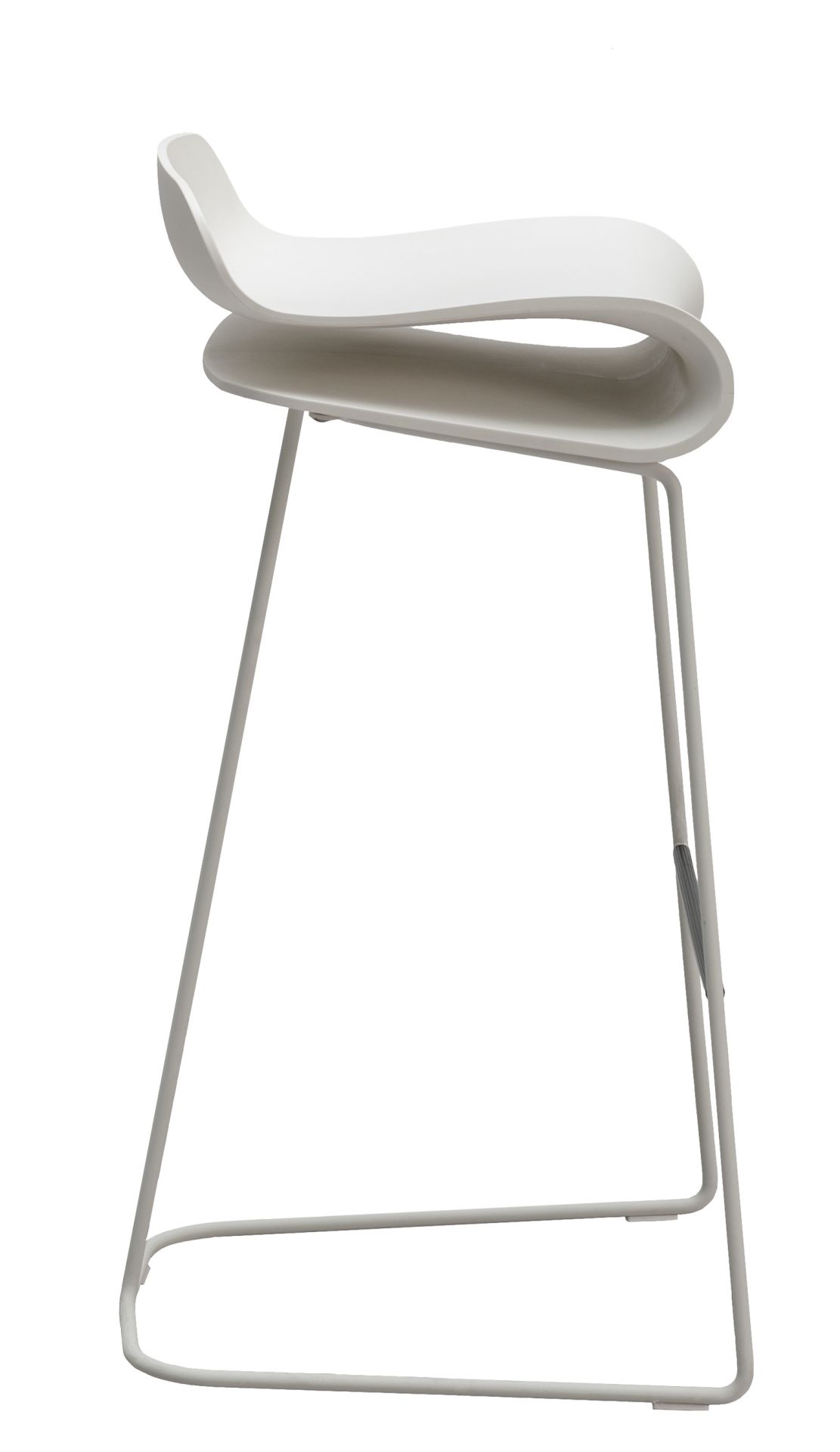 BCN bar stool with sled base Kristalia