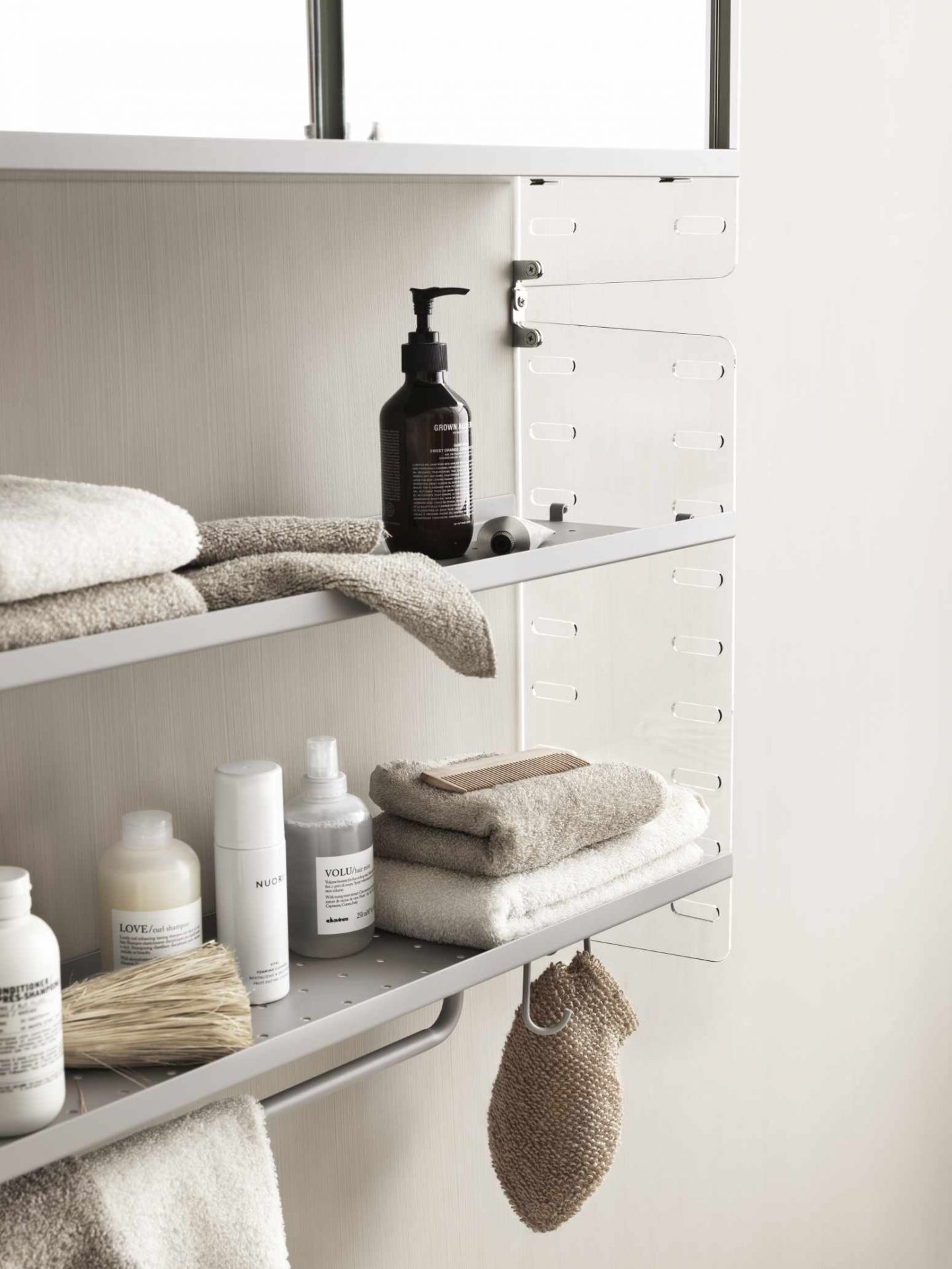 String Bathroom Wall Shelving System A String Furniture