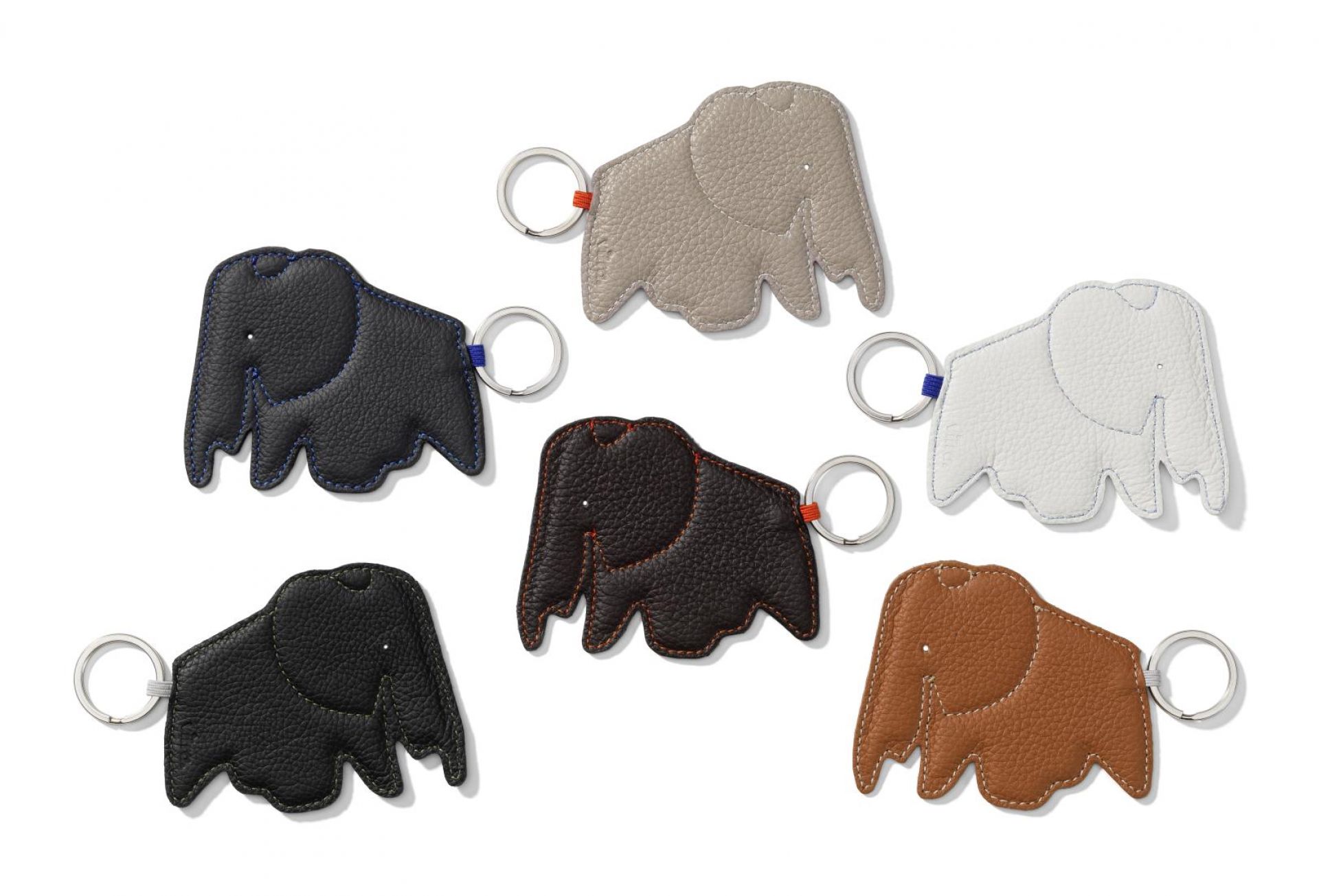 Keyring Keyring Elephant Vitra Nero