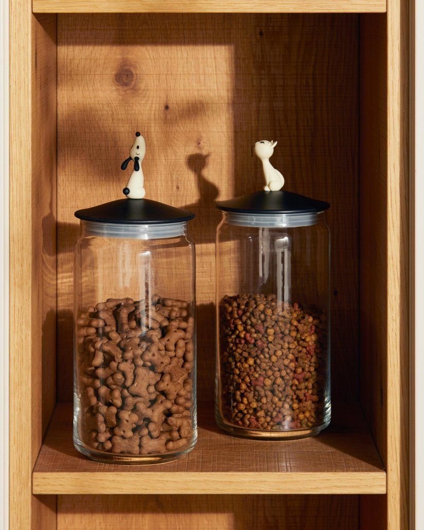 MioJar AMMI22 B Cat food container black Alessi