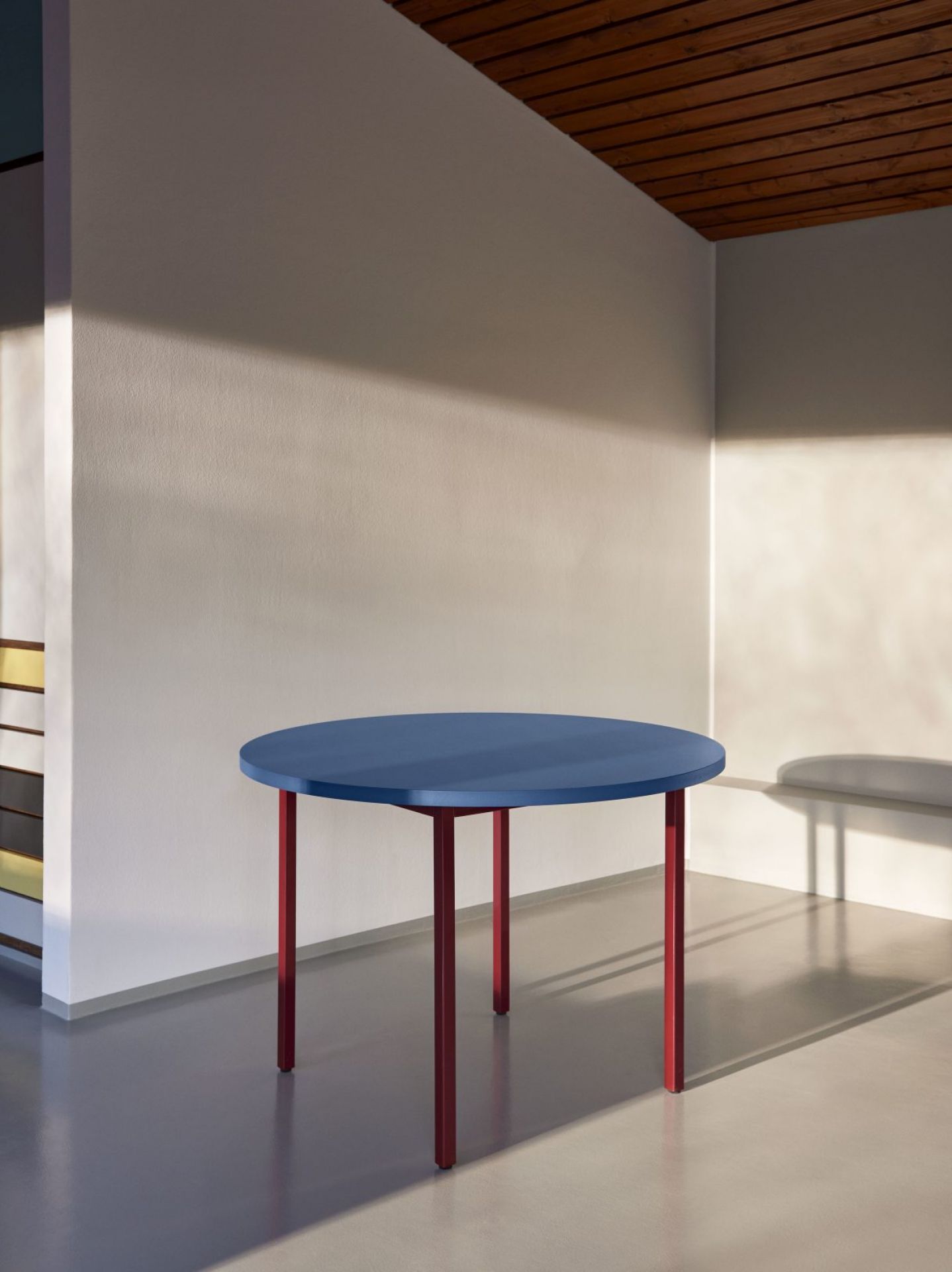 Two Colour Table 105 cm Hay Mint green - Ochre