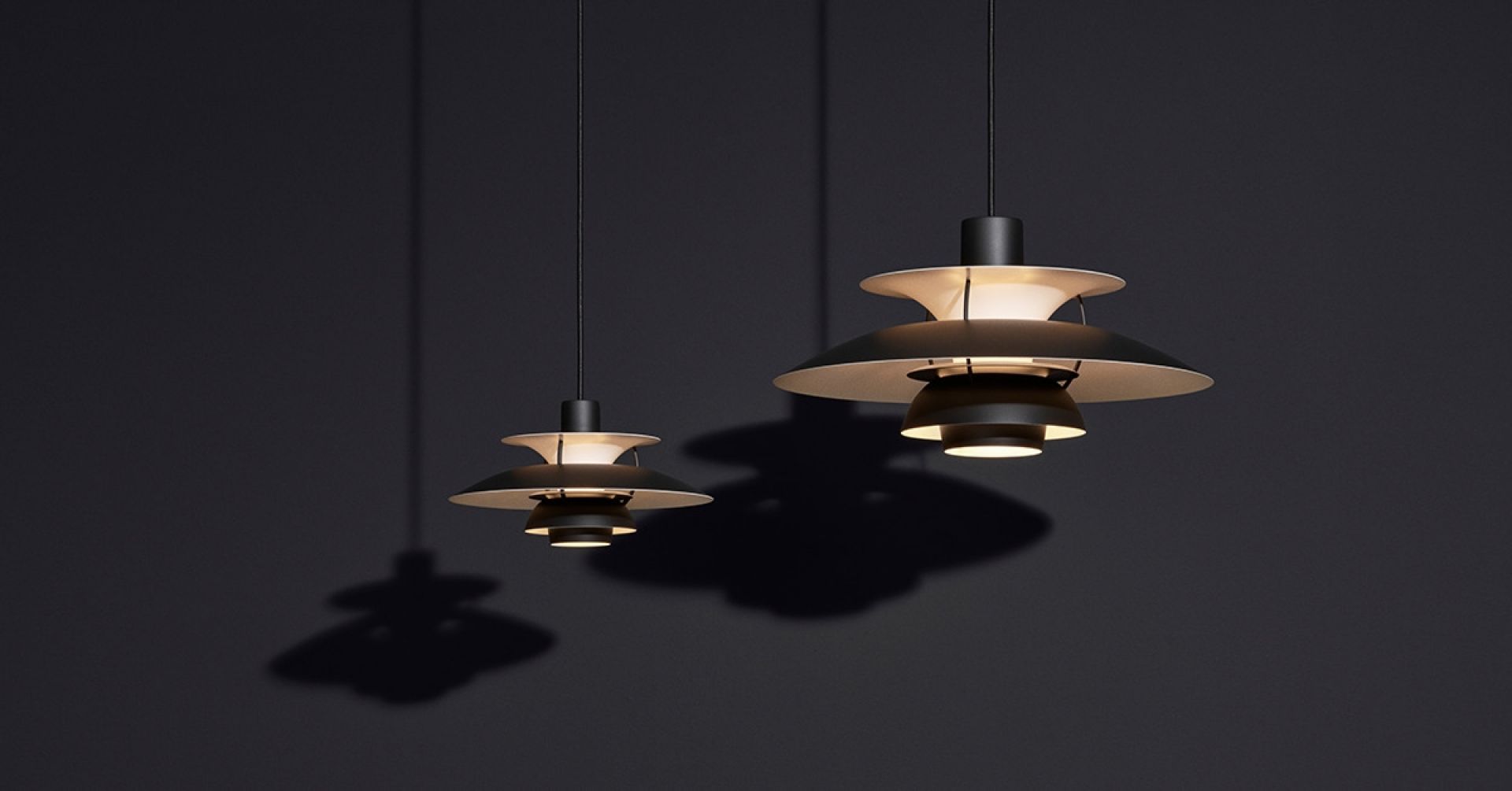 PH 5 Monochrome Pendant light Louis Poulsen Pale Blush