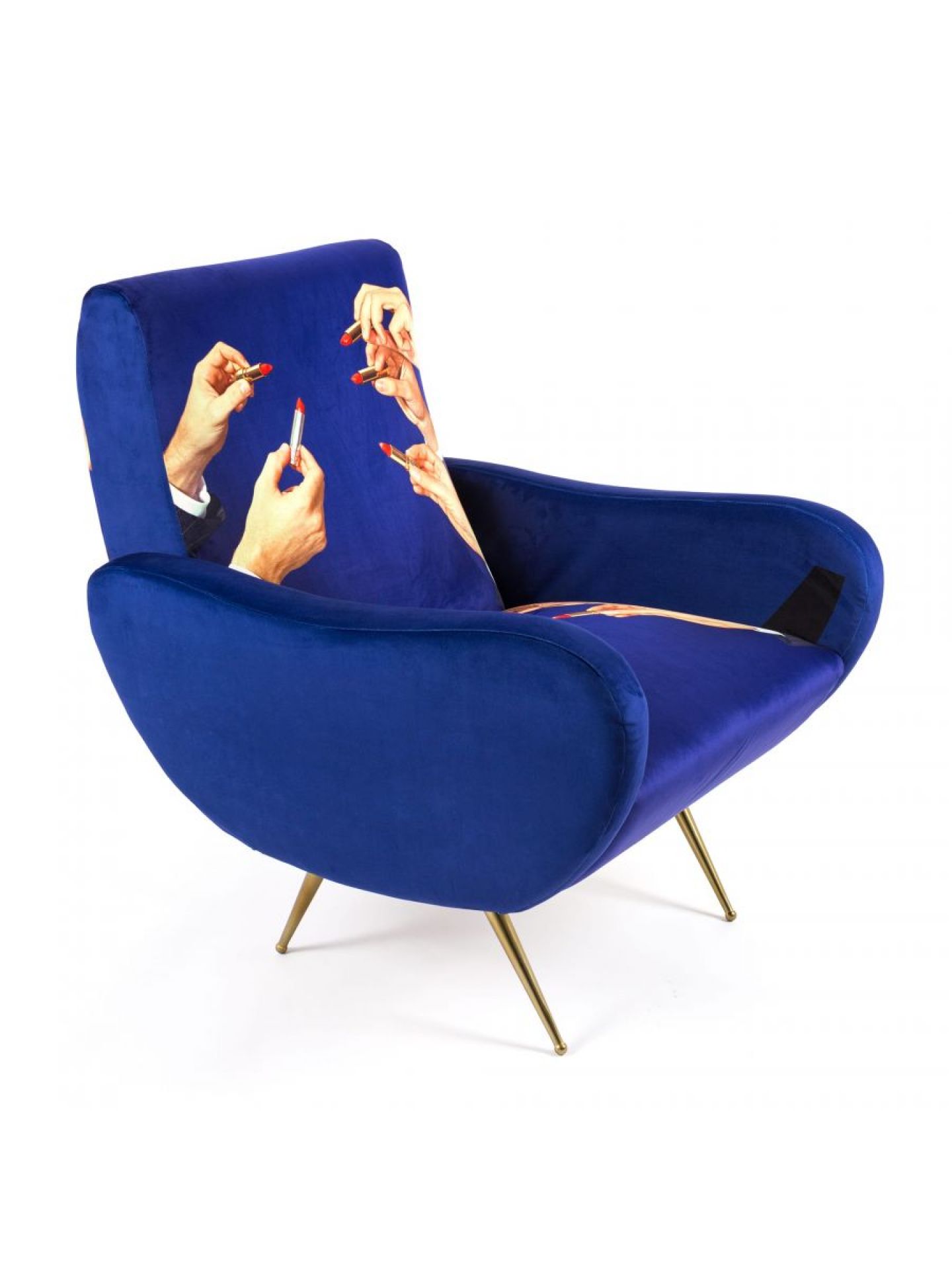 Toiletpaper armchair Lipsticks Seletti