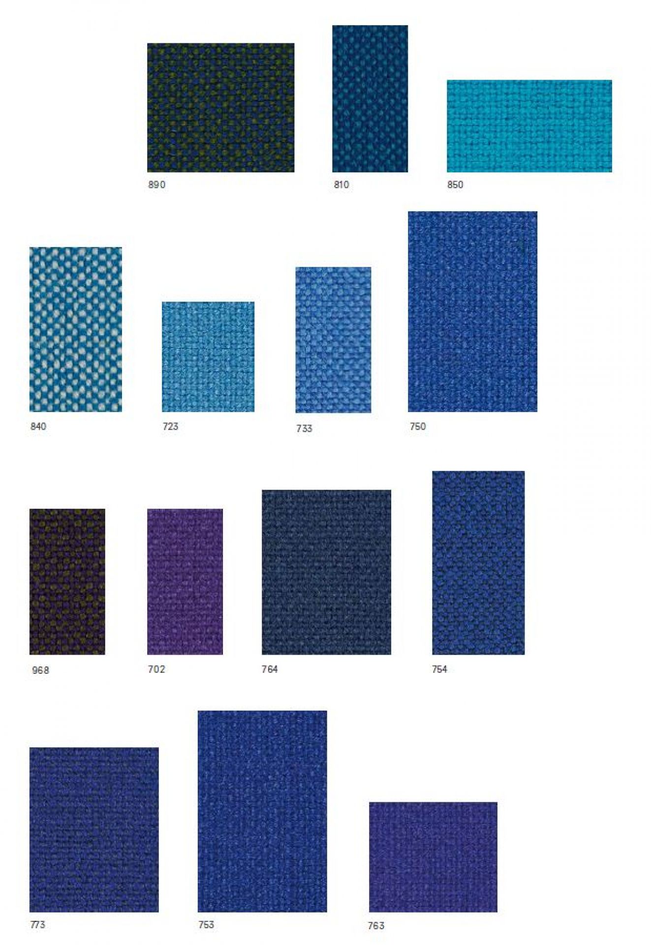 Fabric pattern card Hallingdal 65 Kvadrat