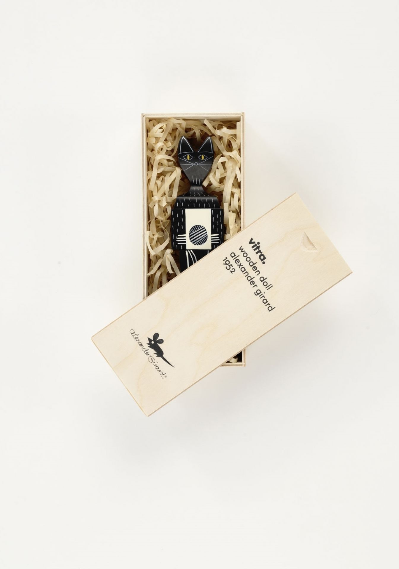 Wooden Dolls Cat / Dog Wooden figure Vitra Cat small
