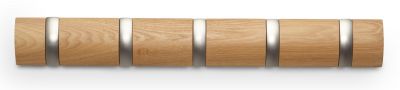 Flip Hook 5er Coat Rack Wood Colours Umbra SINGLE PIECES