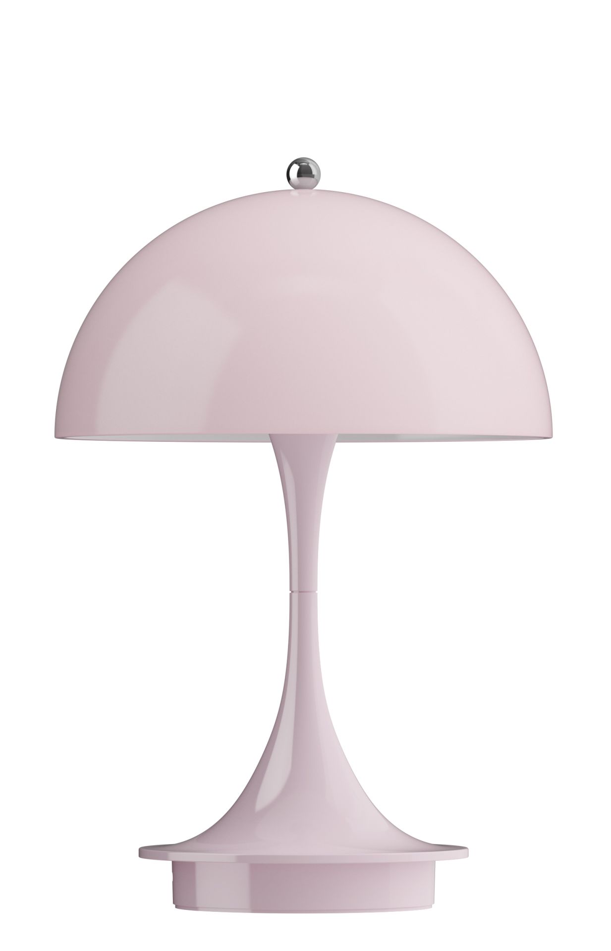 Panthella 160 Portable V3 rechargeable LED table lamp Indoor/Outdoor Louis Poulsen Opal rose