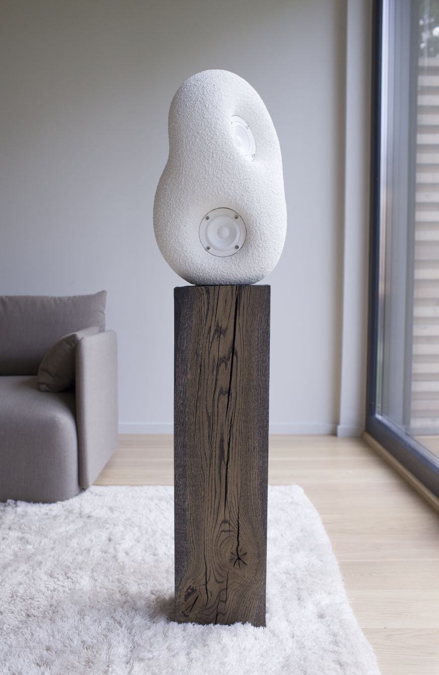 Acoustic sculpture Loudspeaker Transparent